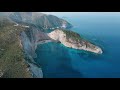 FLYING OVER GREECE (4K UHD) - Amazing Beautiful Nature Scenery with Relaxing Music for Stress Relief