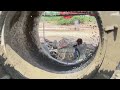 Process of Making Huge 7.5 Feet Concrete Pipes for Sewage inside Factory With Amazing Work
