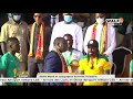 Le rêve se réalise!!! les lions remettent le trophée 🏆 au président Macky Sall