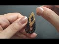 How to make seed bead drop earrings, beaded earrings tutorial step by step