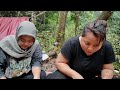 2hari camping terjebak hujan ditengah hutan bersama istri