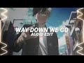 way down we go (inst/guitar) - kaleo [edit audio]