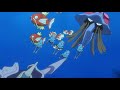 Goh and ash see pokemonn underwater