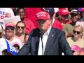 Donald Trump campaign rally in Chesapeake, Virginia, one day after first 2024 presidential debate