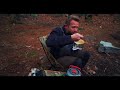 Solo Camping in the Rain with a Wood Stove and a Cosy Shelter - ASMR Camping Adventure