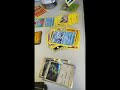 Unboxing Pokemon cards and Magic The Gathering cards