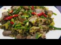 Stir Fried Pig Stomach with Pickle Mustard Green [SM Real Cooking]