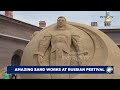 Amazing Sand Works At Russian Festival