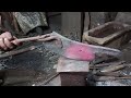 Most Interesting Very Big  Meat Cleaver  Knife Forging Process