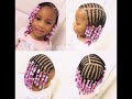🔥💯2024 Best Natural Hair Styles For Black Kids | Latest Kids Cornrow Hairstyle Ideas♥️