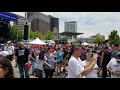 Trump Rally - June 20th, 2020 - Partial View of Crowd Outside BOK Center Doors (16 seconds)