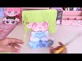 [ToyASMR] Makeup and hair styling toys for dolls ✨#paperdiy #asmr #hairstyle