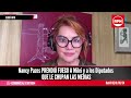 NANCY PAZOS PRENDIÓ FUEGO A MILEI Y A LOS DIPUTADOS QUE LE CHUPAN LAS MEDIAS