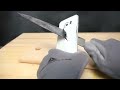 EXPERIMENT Glowing 1000 degree KNIFE VS Samsung Galaxy S6 edge