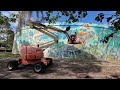 Clearwater Water Tank Mural Timelapse - June 2024