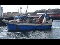 Scottish trawler heads off