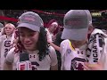 Final seconds and celebration from South Carolina's third women's basketball title