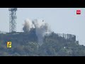 Israel Shares Chilling Video Of Brutal Airstrike On Hezbollah Stronghold In Lebanon | Watch