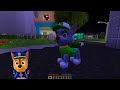 LA PAW PATROL CONOCE A UN FANTASMA EN MINECRAFT 👻