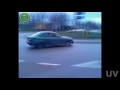 BMW drift rondje om rotonde