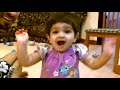 9 months old cute Indian girls reactions to Johny Johny Yes Papa