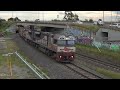 Albion to Jacana rail action: Australian Trains in 4K