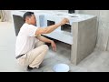 Building a wood stove from red bricks is amazing
