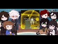 Fandoms characters react to each others || Part 1 | Dazai Osamu ||