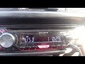 @how to reset Sony car stereo