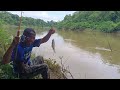 Begini jadi-Nya..!! Mancing di sungai besar umpan tempe goreng (GACOR)