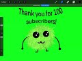 Thank you for 100 subscribers!