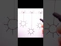 easy Sun drawing ☀️ how to draw a easy Sun drawing☀️ #shorts #ytshorts #shortvideo