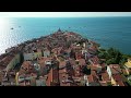 FLYING OVER ADRIATIC (4K UHD) - Amazing Beautiful Nature Scenery with Piano  Music - 4K Video HD