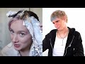 Hairdresser reacts to people bleaching & split dying their hair