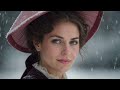 Lady & Snowfall, 1825, England  :: ASMR