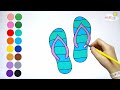 BEACH Drawing, Painting and Coloring for Kids, Toddlers | Learn How to Draw