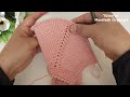 1 Vest from 1 Ball 🎉 Easy Knitted Baby Vest Model, Starting from the Collar