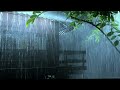 Deep Sleep Instantly With Heavy Rain On Roof & Thunder | Relaxing Rain Sounds For Sleep, Meditation