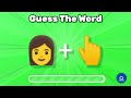 Can You GUESS THE WORD By Emoji | Emoji Quiz🤔🎉