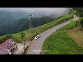 HMUIFANG & MIDUMKHAM AERIAL VIEW. MIZORAM. INDIA.. 4K