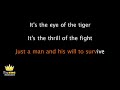 Survivor - Eye Of The Tiger (Karaoke Version)