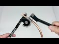 How to bend, cut and straighten copper brake pipe