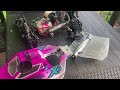 1/8 nitro buggy tidy up and new OS b2102 engine