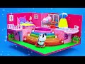 How to Making Cute House Hello Kitty vs Frozen in Hot and Cold Style ❄️🔥 Miniature House DIY
