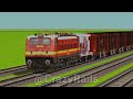 8 TRAINS CROSS ON THE LOTS OF SPEED BUMPERS AT REAL DIAMOND CROSSING ▶️ Train Simulator | CrazyRails