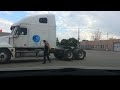 How to move heavy truck by hand