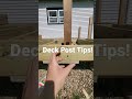 Deck Building Tip | Setting Deck Posts | HANDYMAN HEADQUARTERS |