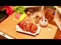 【ミニチュアフード】世界一小さいイカ飯を作ってみた、食べられるミニチュア料理│Miniature Hieu’s kitchen
