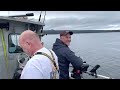 Coast Guard Helicopter Does a Flyby for us While Fishing (Sitka, AK)
