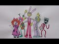 The Amazing Digital Circus Episode 2 New Coloring Pages / How to Color All New Characters /NCS MUSIC